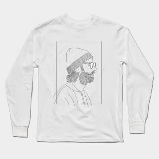 Lineart Profile Long Sleeve T-Shirt